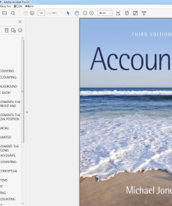 (Original PDF) Accounting 3rd Edition Michael J. Jones