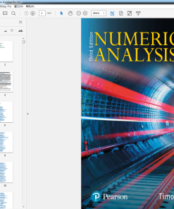(eBook PDF) Numerical Analysis 3rd Edition by Timothy Sauer