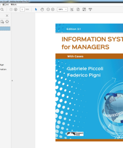(eBook PDF) Information Systems for Managers with Cases Edition 3.1
