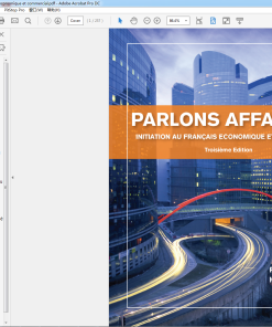 Parlons affaires!: Initiation au francais 3rd