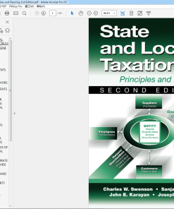 (eBook PDF) State and Local Taxation: Principles and Planning 2nd