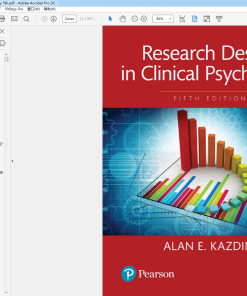 (Original PDF) Research Design in Clinical Psychology 5th