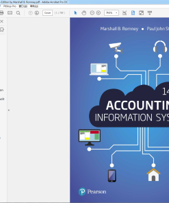 (eBook PDF) Accounting Information Systems 14th Edition