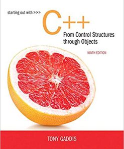 (eBook PDF) Starting Out with C++ from Control Structures to Objects 9th Edition