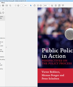 (eBook PDF) Public Policy in Action Perspectives on the Policy Process