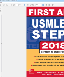 (Original PDF) First Aid for the USMLE Step 1 2018, 28th Edition