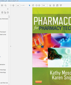 (Original PDF) Pharmacology for Pharmacy Technicians 2nd Edition