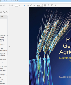 (eBook PDF) Plants, Genes, and Agriculture by Maarten J. Chrispeels