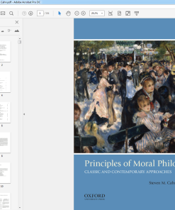 (eBook PDF) Principles of Moral Philosophy by Steven M. Cahn