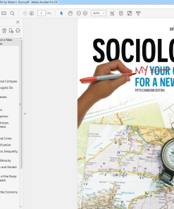 (eBook PDF) Sociology Your Compass for a New World 5th Edition by Robert J. Brym