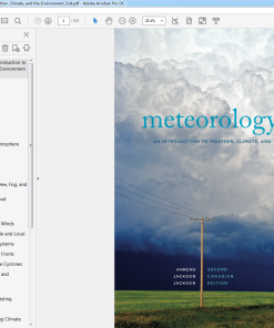 (eBook PDF) Meteorology Today An Introduction to Weather, Climate, and the Environment 2nd