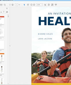 (eBook PDF) An Invitation to Health 5th Canadian Edition by HalesLauzon