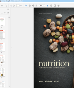 (eBook PDF) Nutrition Concepts and Controversies 4th Canadian Edition