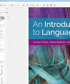 (eBook PDF) An Introduction to Language 11th Edition