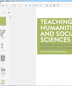 (Original PDF) Teaching Humanities and Social Sciences History, Geography, Eco
