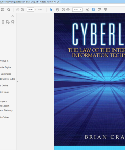 (eBook PDF) Cyberlaw The Law of the Internet and Information Technology