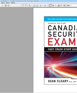 (eBook PDF) Canadian Securities Exam Fast-Track Study Guide 4th