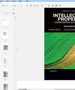 Intellectual Property Commentary & Materials 6th