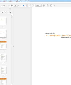 (eBook PDF) Introduction to International Development Approaches, Actors and Issues 2nd