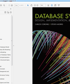 (eBook PDF) Database Systems Design, Implementation, & Management 13th Edition