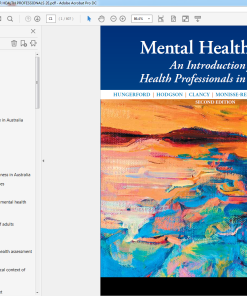 (eBook PDF) MENTAL HEALTH CAREAN INTRODUCTION FOR HEALTH PROFESSIONALS