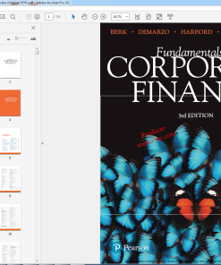 (Original PDF) Fundamentals of Corporate Finance 3rd Australia