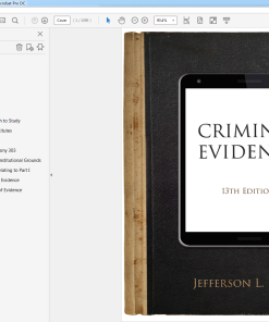 (eBook PDF) Criminal Evidence 13th Edition
