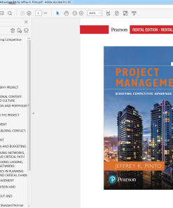 (eBook PDF) Project Management Achieving Competitive Advantage 5th Edition by Jeffrey K. Pinto