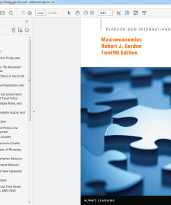 (eBook PDF) Macroeconomics, Pearson New International Edition (12e)