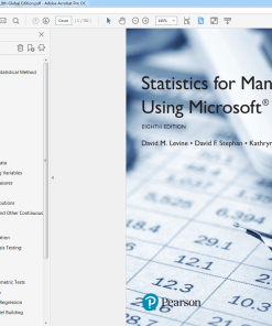 (eBook PDF) Statistics for Managers Using Microsoft Excel 8th Global Edition