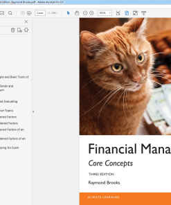 (eBook PDF) Financial Management Core Concepts 3rd Global Edition