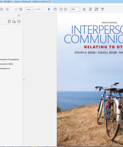 (eBook PDF) Interpersonal Communication Relating to Others 8th Edition