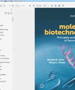 (Original PDF) Molecular Biotechnology: Principles and Applications of Recombinant DNA 5th Edition