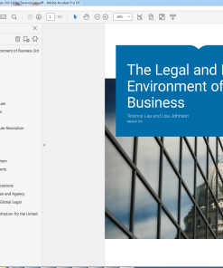 (eBook PDF) The Legal and Ethical Environment of Business 3rd 3.0 by Terence Lau