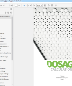 (eBook PDF) Dosage Calculations 4th Canadian Edition by Gloria D. Pickar