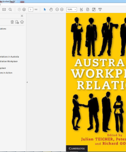 (eBook PDF) Australian Workplace Relations