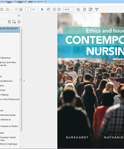 (eBook PDF) Ethics and Issues in Contemporary Nursing 3rd by Margaret A. Burkhardt