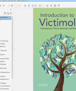 (eBook PDF) Introduction to Victimology Contemporary Theory, Research, and Practice