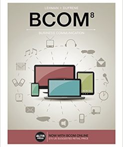 (eBook PDF) BCOM (New, Engaging Titles from 4LTR Press) 8th Edition
