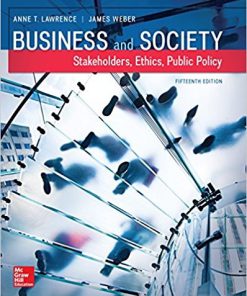 (eBook PDF) Business and Society: Stakeholders, Ethics, Public Policy 15th Edition