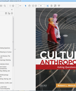 (eBook PDF) Cultural Anthropology Asking Questions About Humanity by Robert L. Welsch