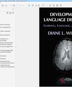 (eBook PDF) Developmental Language Disorders Learning, Language, and the Bra