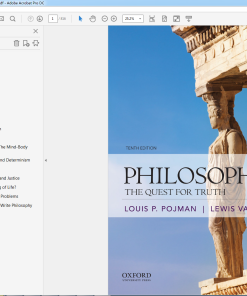 (eBook PDF) Philosophy: The Quest for Truth 10th Edition by Louis P. Pojman