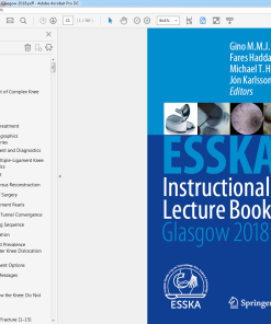 (Original PDF) ESSKA Instructional Course Lecture Book Glasgow 2018