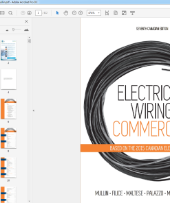 (eBook PDF) Electrical Wiring Commercial 7th Canadian by Ray C Mullin