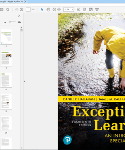 (eBook PDF) Exceptional Learners 14th by Daniel P. Hallahan