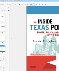 (eBook PDF) Inside Texas Politics Power, Policy, and Personality of the Lone Star State