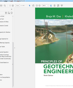 (eBook PDF) Principles of Geotechnical Engineering 9th Editon by Braja M. Das