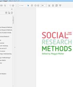 (Original PDF) Social Research Methods 3rd Edition by Maggie Walter