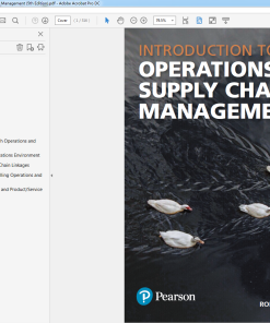 (Original PDF) Introduction to Operations and Supply Chain Management (5th Edition)